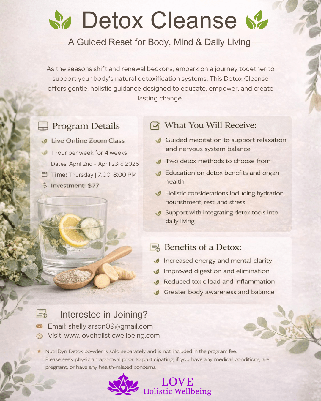 Detox Cleanse Program